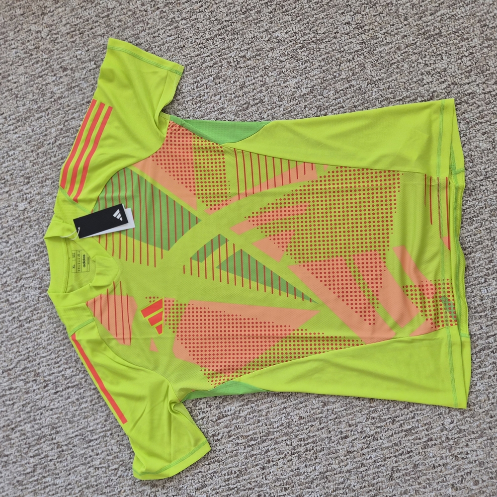 Adidas Men Tiro 24 Pro Goalkeeper Shirt Soccer Yellow GK Football Jersey